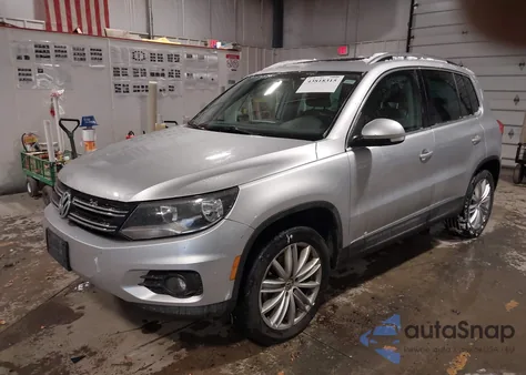 2014 Volkswagen Tiguan Sel из США, поврежденный, VIN WVGAV3AX0EW559051